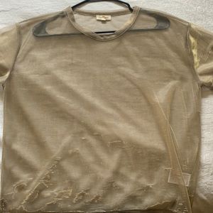 Silence and noise, medium, champagne color, slightly sparkly